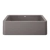 Blanco Ikon 33" Granite Composite Farmhouse Sink, Silgranit, Metallic Gray, 401900