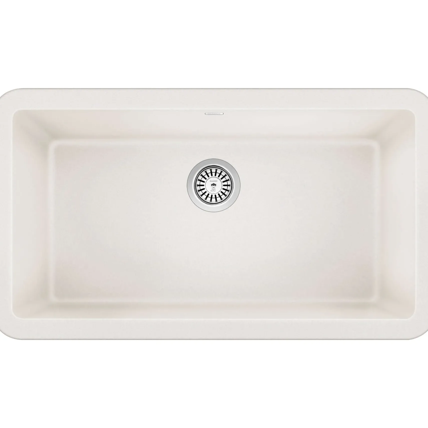 Blanco Ikon 33" Granite Composite Farmhouse Sink, Silgranit, White, 401899