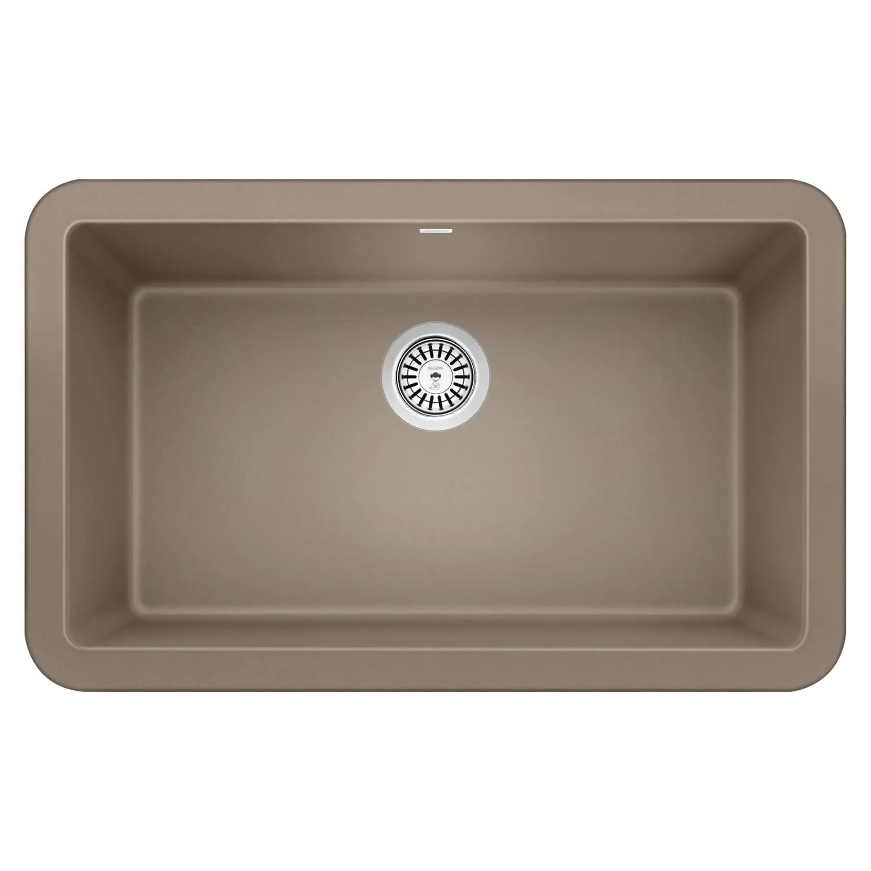 Blanco Ikon 30" Granite Composite Farmhouse Sink, Silgranit, Truffle, 401777
