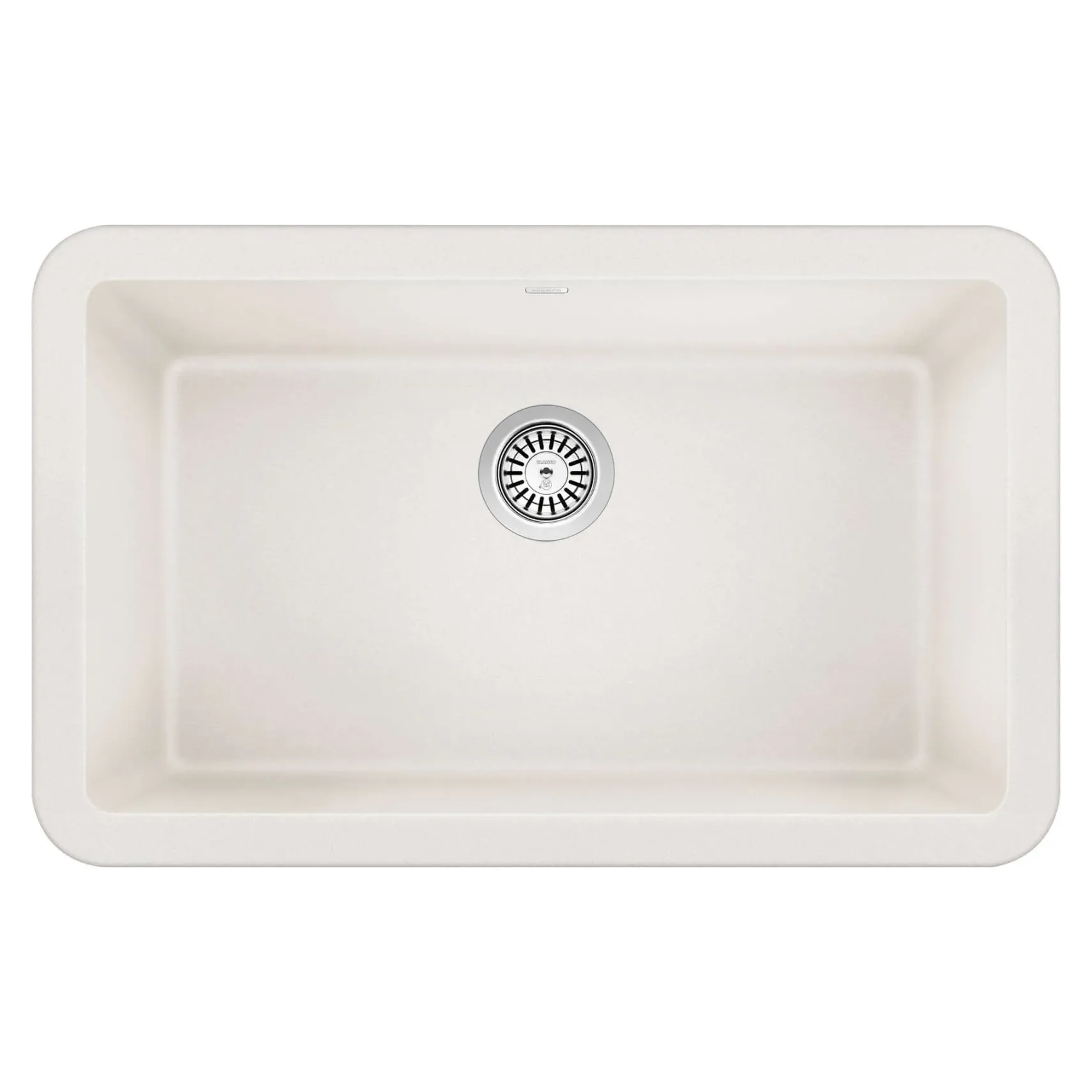 Blanco Ikon 30" Granite Composite Farmhouse Sink, Silgranit, White, 401734