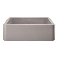 Blanco Ikon 33" Granite Composite Farmhouse Sink, Silgranit, Concrete Gray, 402320