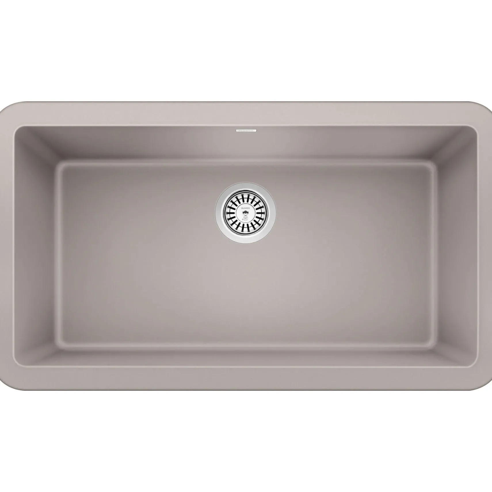 Blanco Ikon 33" Granite Composite Farmhouse Sink, Silgranit, Concrete Gray, 402320
