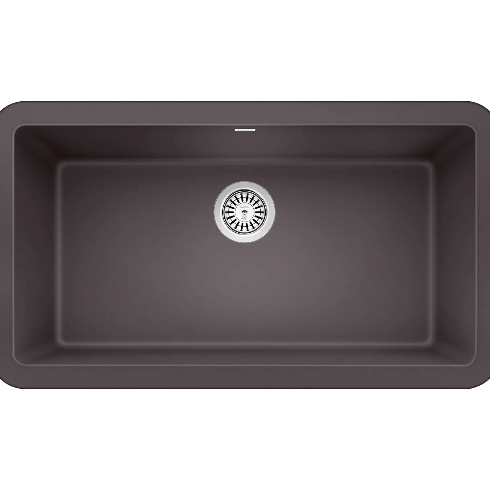 Blanco Ikon 33" Granite Composite Farmhouse Sink, Silgranit, Cinder, 401985