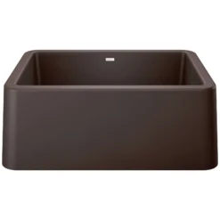 Blanco Ikon 27" Granite Composite Farmhouse Sink, Silgranit, Cafe, 402312