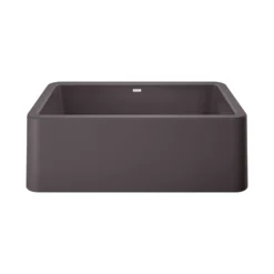 Blanco Ikon 30" Granite Composite Farmhouse Sink, Silgranit, Cinder, 401779