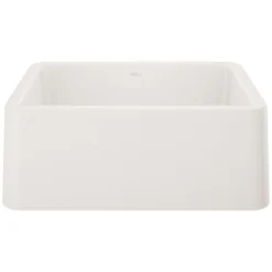 Blanco Ikon 27" Granite Composite Farmhouse Sink, Silgranit, White, 402313