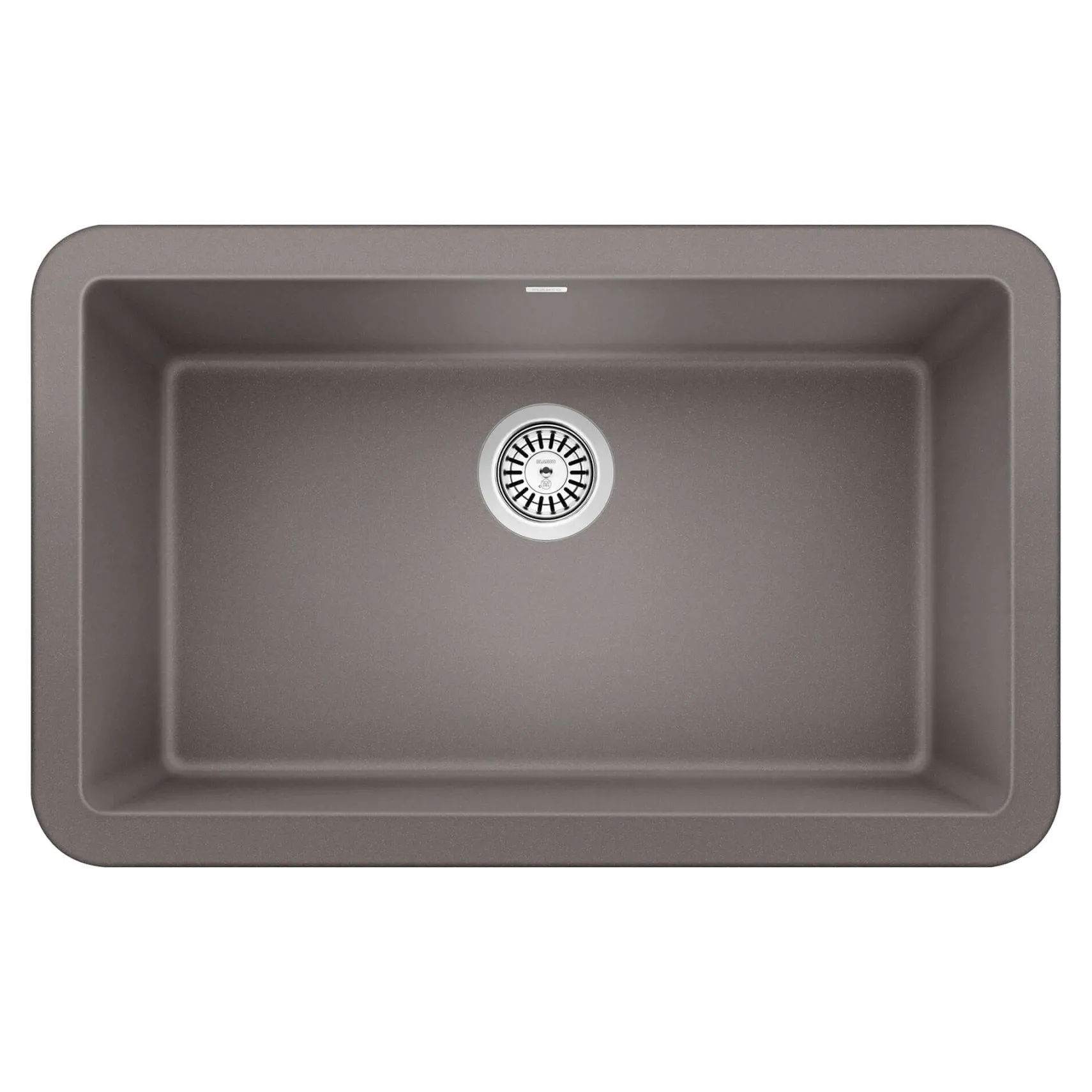Blanco Ikon 30" Granite Composite Farmhouse Sink, Silgranit, Metallic Gray, 401778