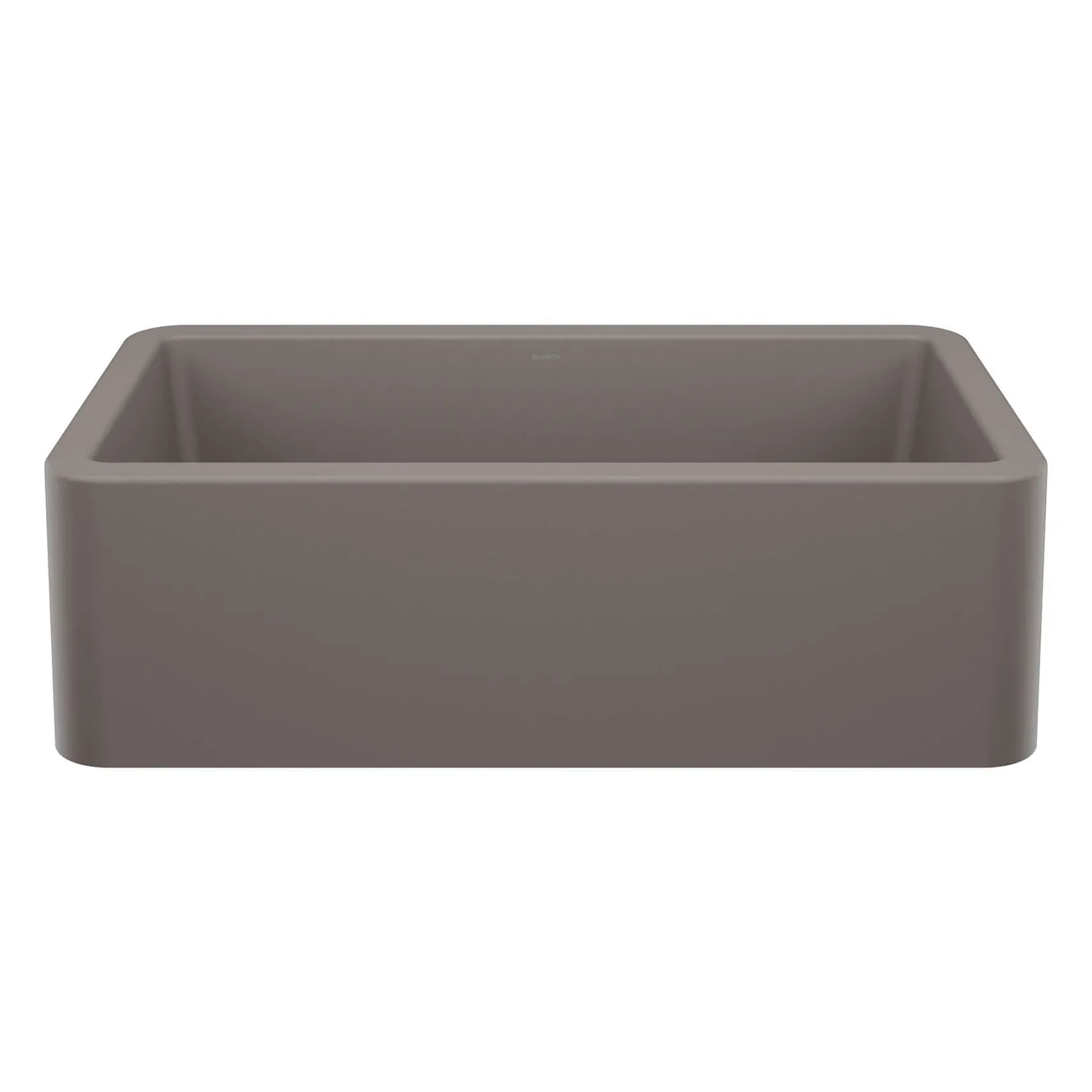 Blanco Ikon 33" Silgranit Farmhouse Sink, Volcano Gray, No Faucet Hole, 443114
