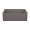 Blanco Ikon 30" Silgranit Farmhouse Sink, Volcano Gray, No Faucet Hole, 443113
