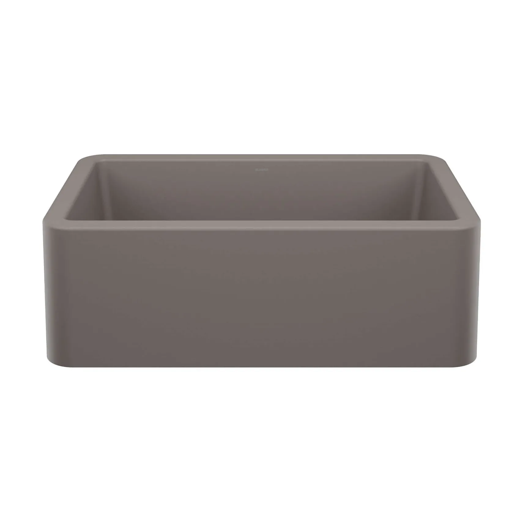 Blanco Ikon 30" Silgranit Farmhouse Sink, Volcano Gray, No Faucet Hole, 443113