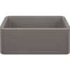 Blanco Ikon 27" Silgranit Farmhouse Sink, Volcano Gray, No Faucet Hole, 443112