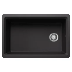 Blanco Inteos 30" Undermount Silgranit Workstation Kitchen Sink, Anthracite, No Faucet Hole, 443304