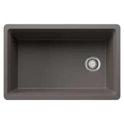 Blanco Inteos 30" Undermount Silgranit Workstation Kitchen Sink, Volcano Gray, No Faucet Hole, 443309