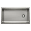Blanco Inteos 33" Undermount Stainless Steel Workstation Kitchen Sink, Satin Polish, 18 Gauge, No Faucet Hole, 443300