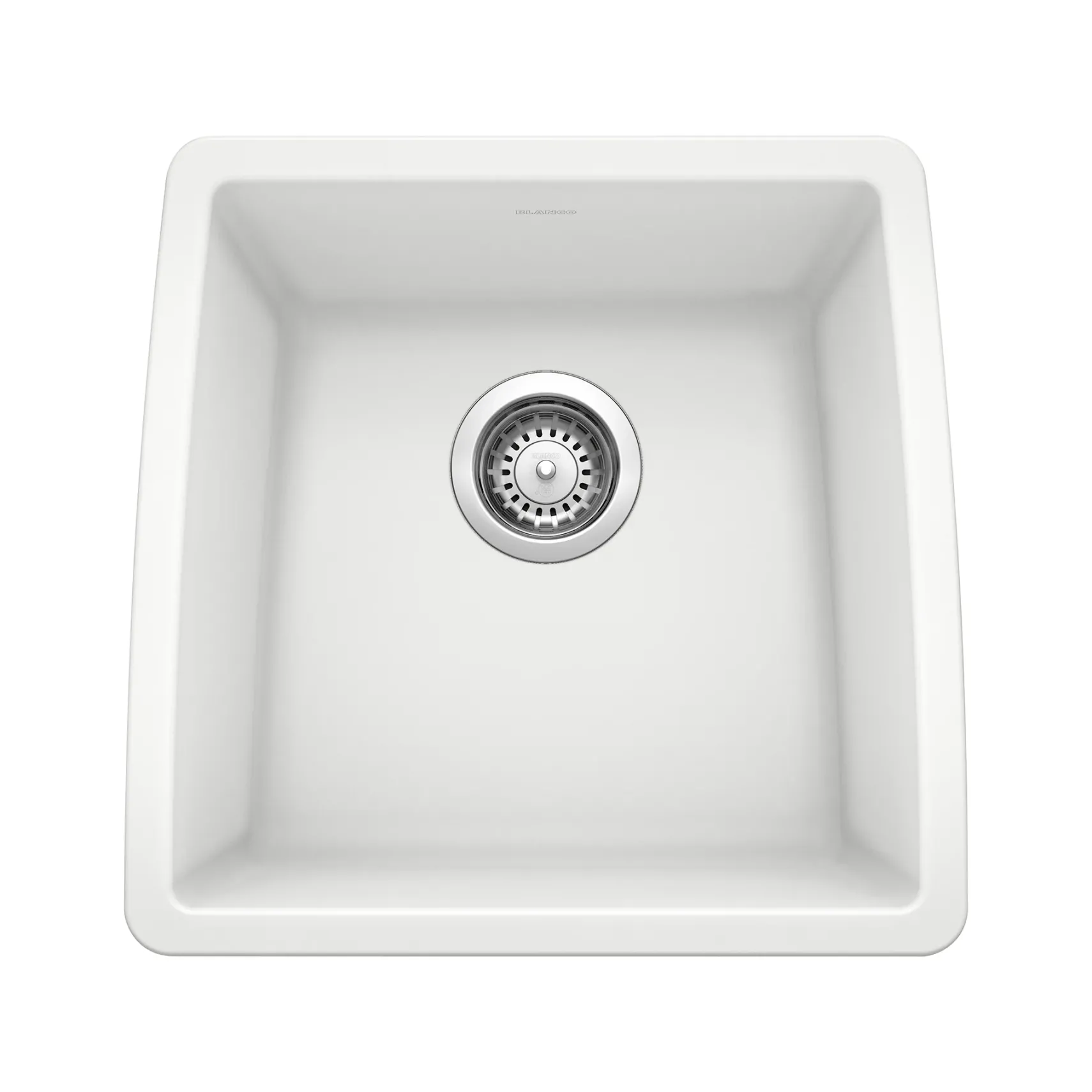 Blanco Performa 18" Rectangle Granite Composite Bar/Prep Sink, Silgranit, White, 440081