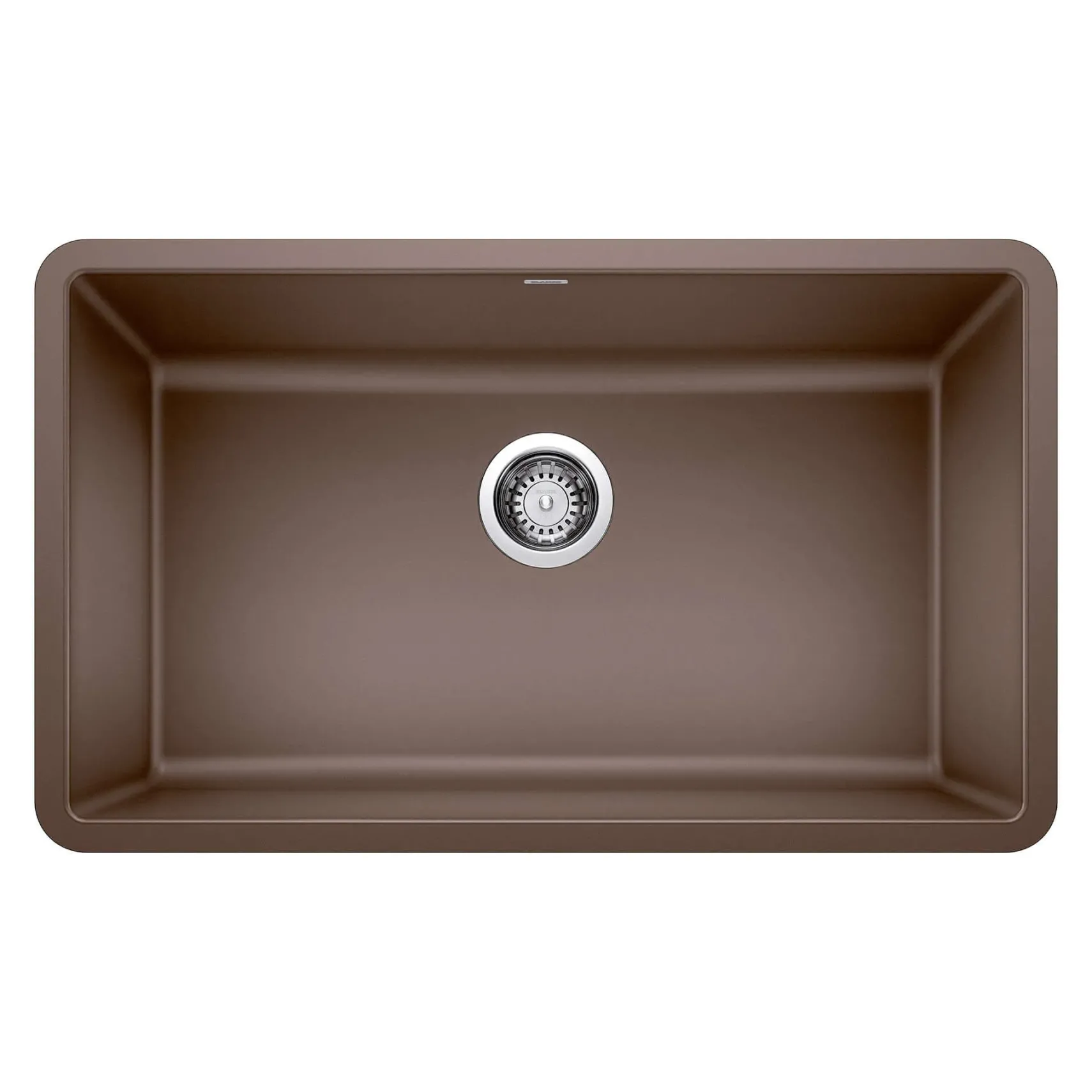 Blanco Precis 30" Undermount Granite Composite Kitchen Sink, Silgranit, Cafe, 442537