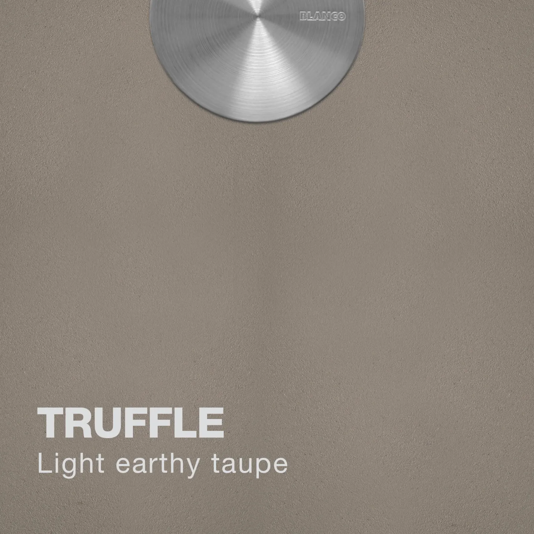 Blanco Precis 30" Undermount Granite Composite Kitchen Sink, Silgranit, Truffle, 442531