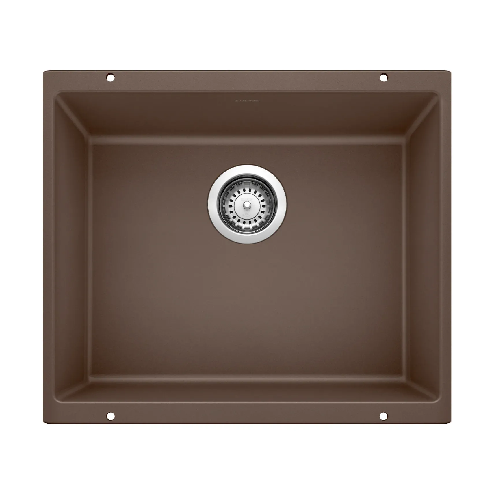 Blanco Precis 21" Undermount Granite Composite Kitchen Sink, Silgranit, Cafe, 515652