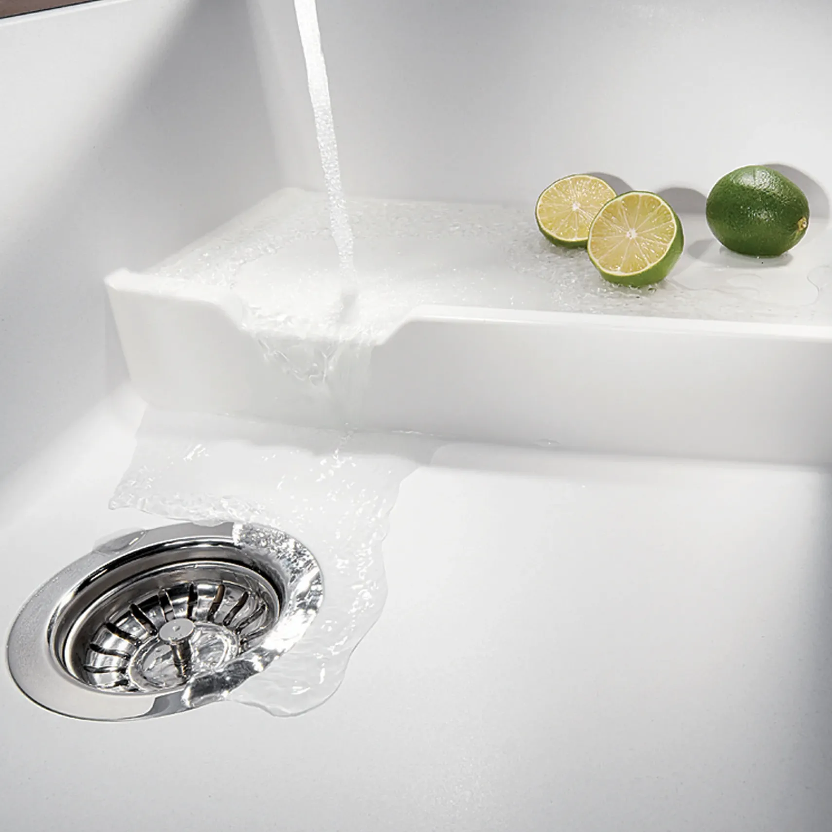 Blanco Precis 29" Undermount Granite Composite Kitchen Sink with Accessories, Silgranit, White, 519453