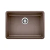 Blanco Precis 25" Undermount Granite Composite ADA Kitchen Sink, Silgranit, Cafe, 442546