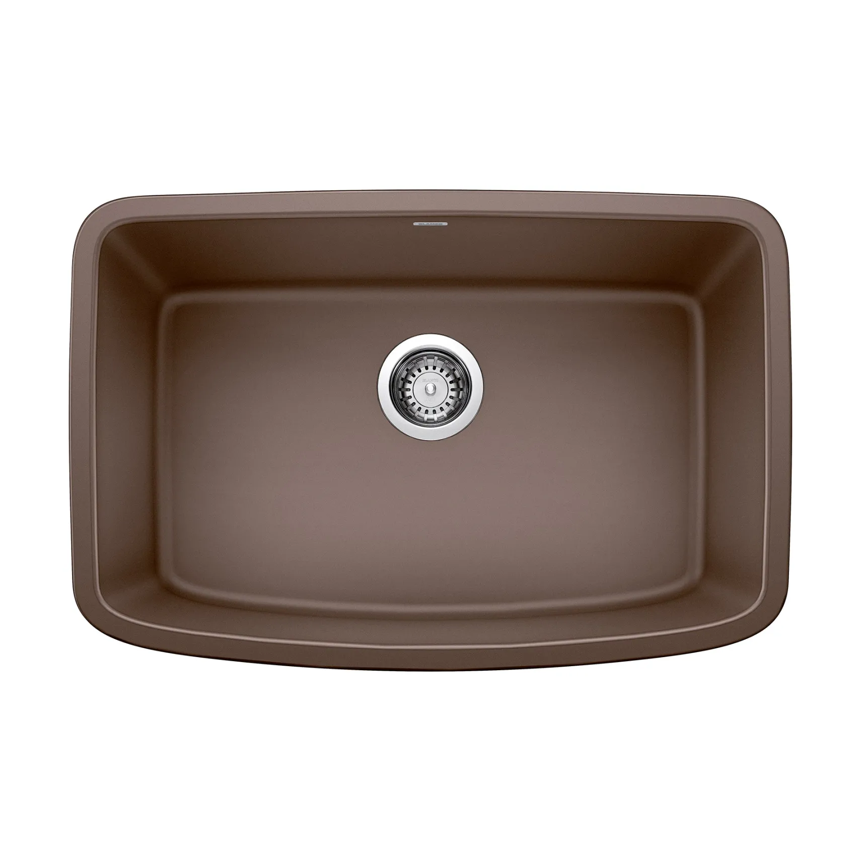 Blanco Valea 27" Undermount Granite Composite Kitchen Sink, Silgranit, Cafe, 442555