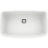 Blanco Valea 32" Undermount Granite Composite Kitchen Sink, Silgranit, White, 441773