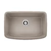 Blanco Valea 27" Undermount Granite Composite Kitchen Sink, Silgranit, Truffle, 442549