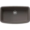 Blanco Valea 32" Undermount Silgranit Kitchen Sink, Volcano Gray, No Faucet Hole, 443128