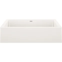 Blanco Vintera 30" Granite Composite Workstation Farmhouse Sink, Silgranit, White, 526541
