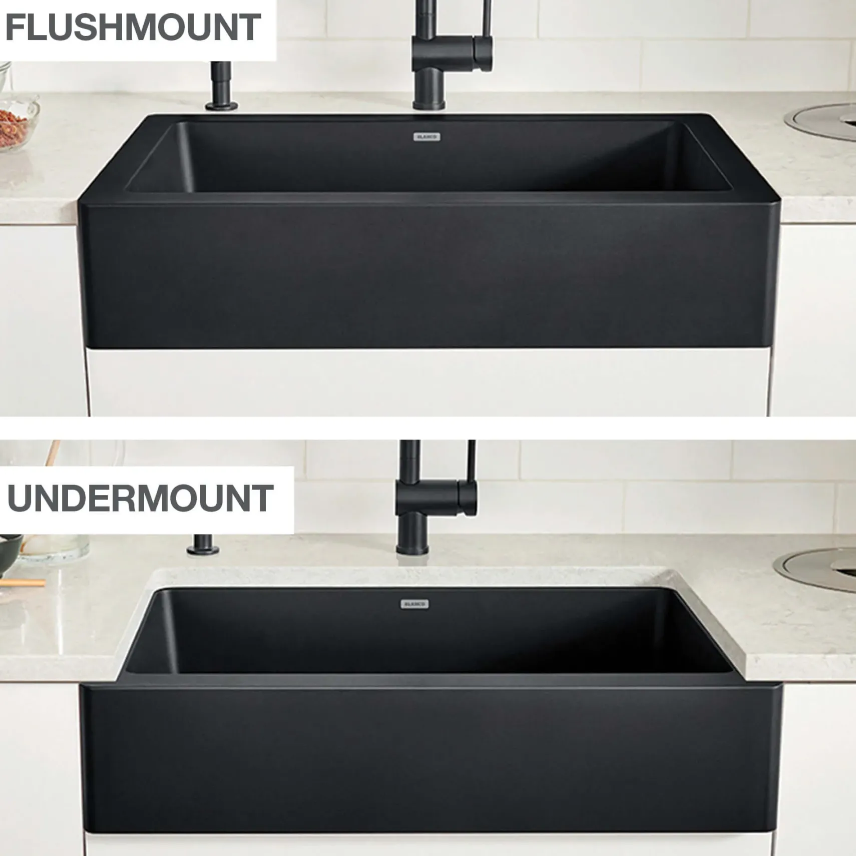 Blanco Vintera 30" Granite Composite Workstation Farmhouse Sink, Silgranit, Anthracite, 526538