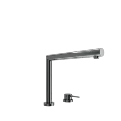 BOCCHI Baveno Move 1.75 GPM Lever Brass Kitchen Faucet, Gun Metal, 2029 0001 GM