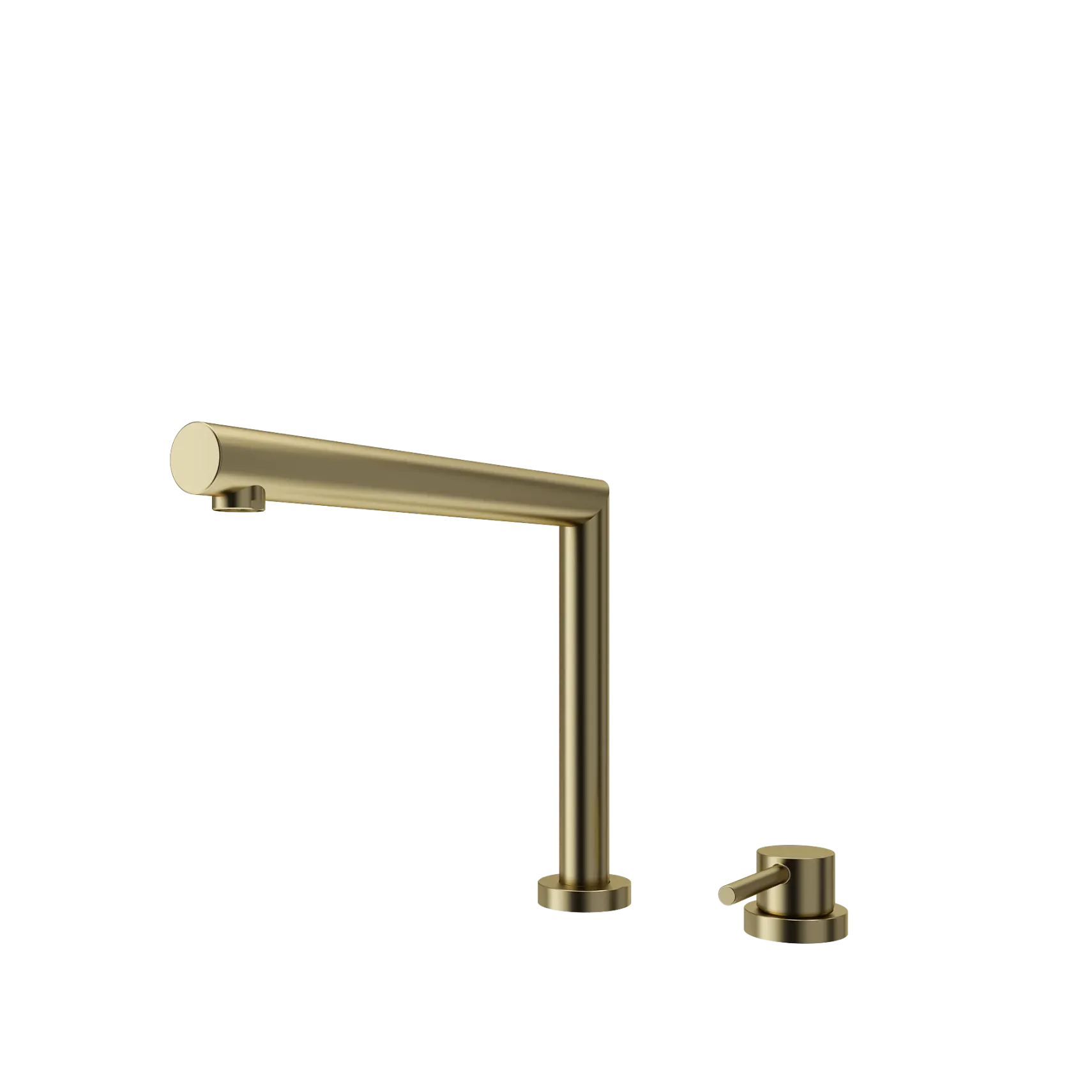 BOCCHI Baveno Move 1.75 GPM Lever Brass Kitchen Faucet, Brushed Gold, 2029 0001 BG