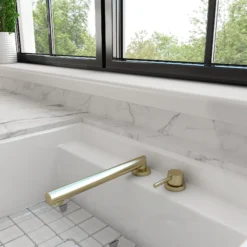 BOCCHI Baveno Move 1.75 GPM Lever Brass Kitchen Faucet, Brushed Gold, 2029 0001 BG