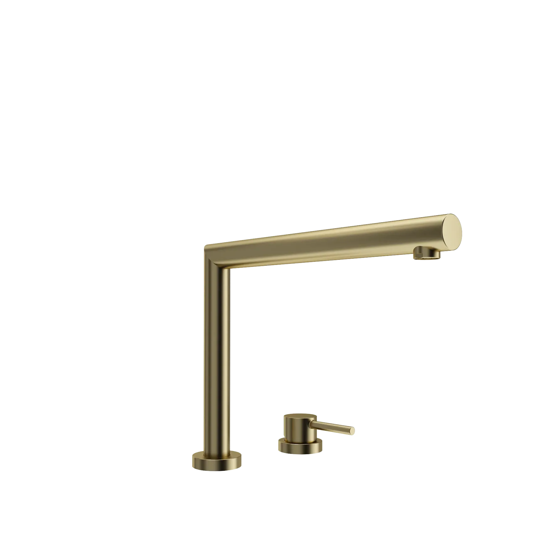 BOCCHI Baveno Move 1.75 GPM Lever Brass Kitchen Faucet, Brushed Gold, 2029 0001 BG