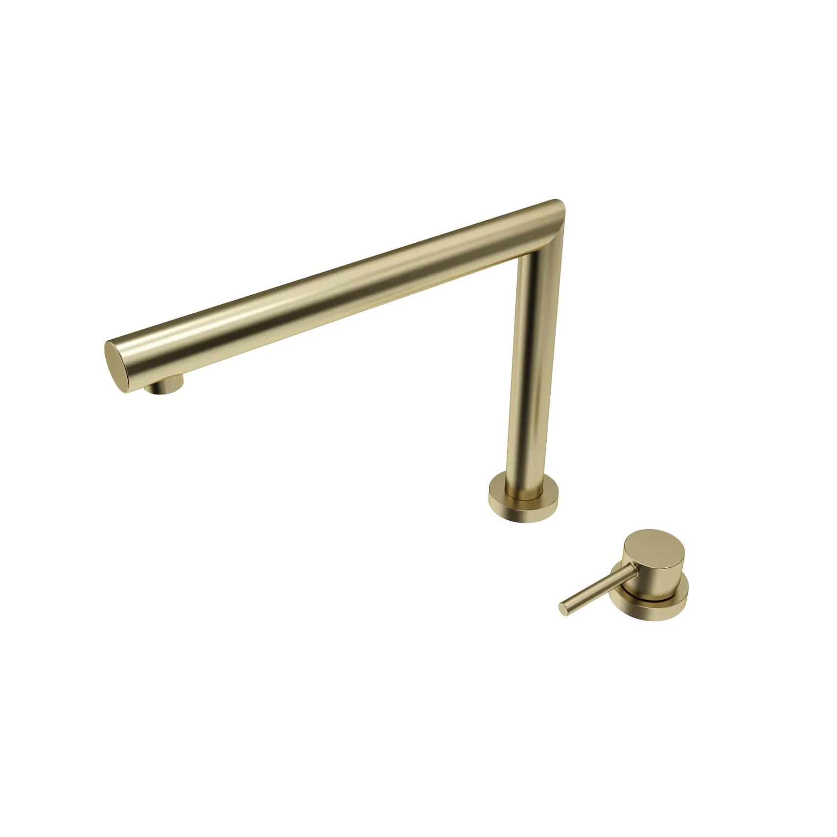 BOCCHI Baveno Move 1.75 GPM Lever Brass Kitchen Faucet, Brushed Gold, 2029 0001 BG