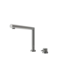 BOCCHI Baveno Move 1.75 GPM Lever Brass Kitchen Faucet, Stainless Steel, 2029 0001 SS