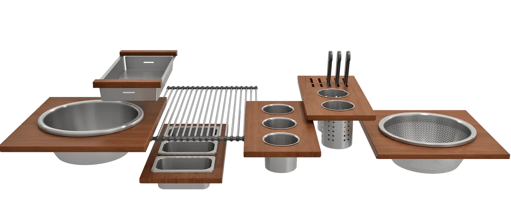 BOCCHI Baveno Uno 27" Dual Mount Fireclay Workstation Kitchen Sink Kit with Accessories, Matte Dark Gray, 1633-020-0127