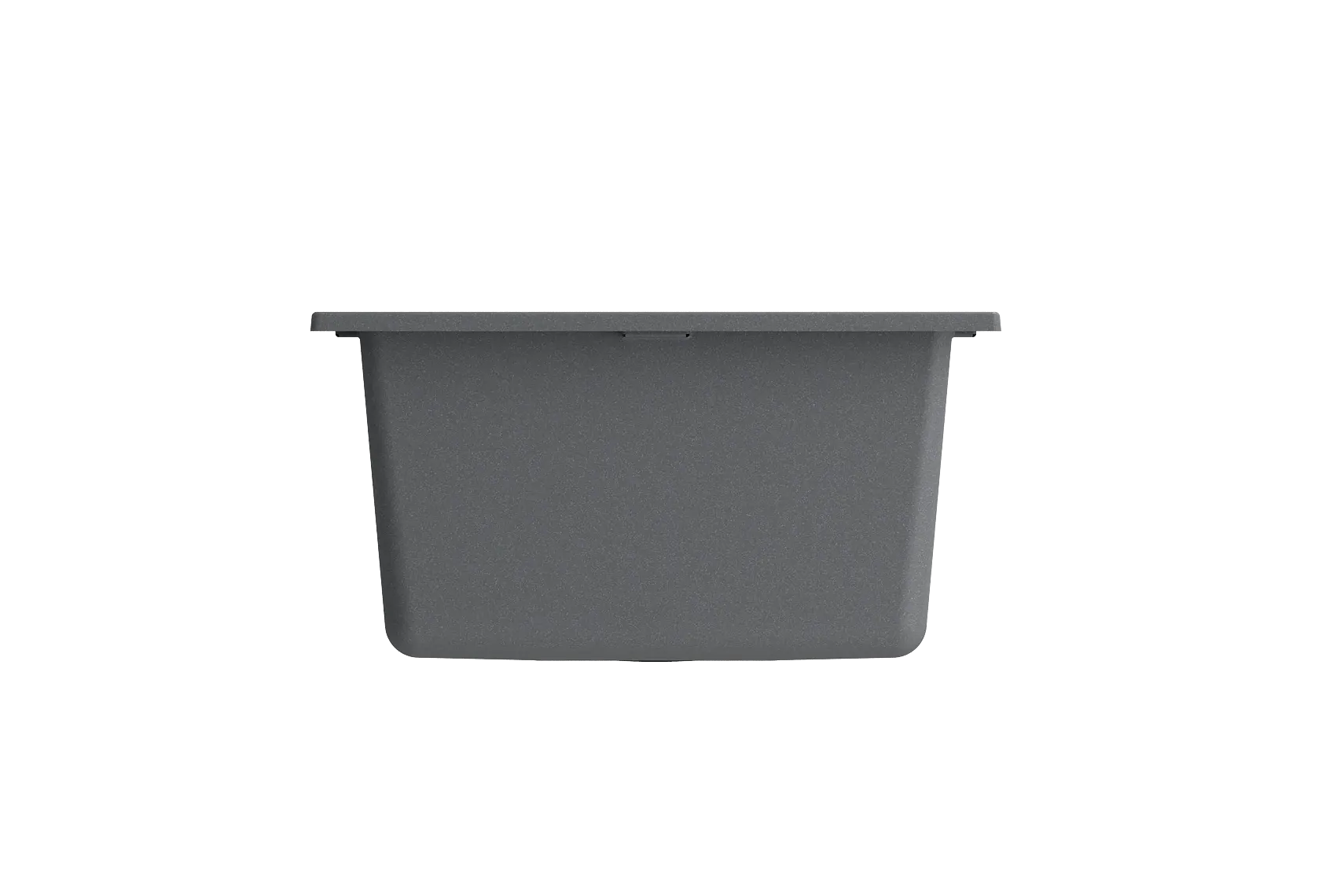 BOCCHI Campino Uno 16" Rectangle Composite Granite Bar/Prep Sink, Concrete Gray, 1608-506-0126