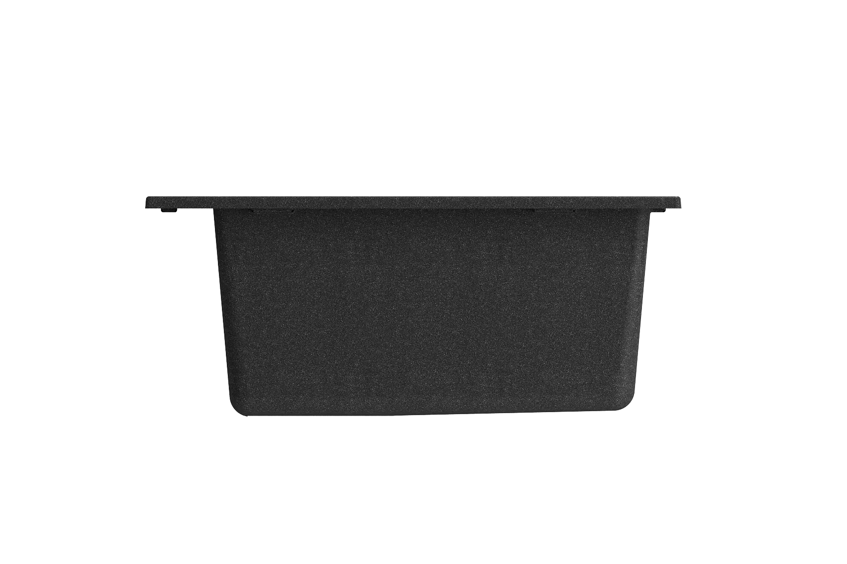BOCCHI Campino Uno 16" Rectangle Composite Granite Bar/Prep Sink, Metallic Black, 1608-505-0126