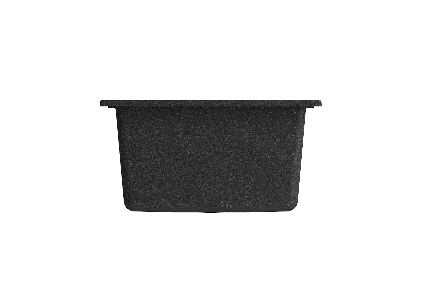 BOCCHI Campino Uno 16" Rectangle Composite Granite Bar/Prep Sink, Metallic Black, 1608-505-0126