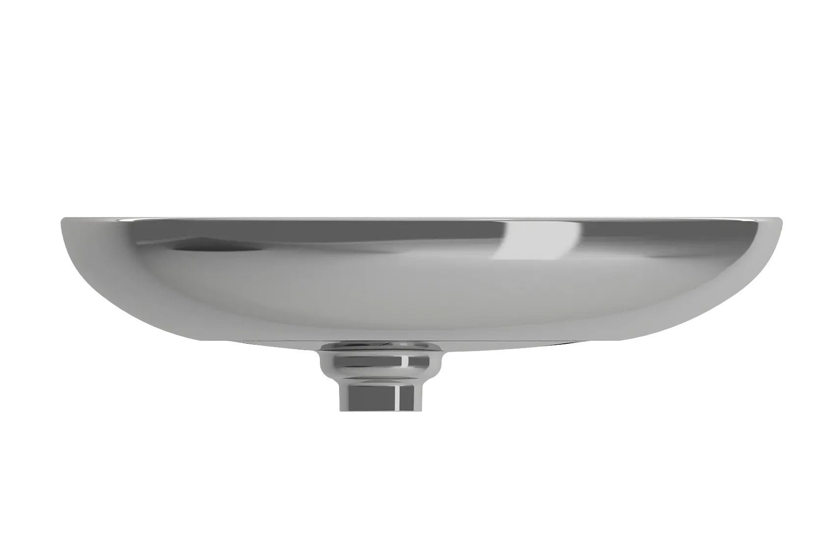 BOCCHI Etna 23" Palette Shaped Vessel Fireclay Bathroom Sink, Platinum, 1114-401-0125