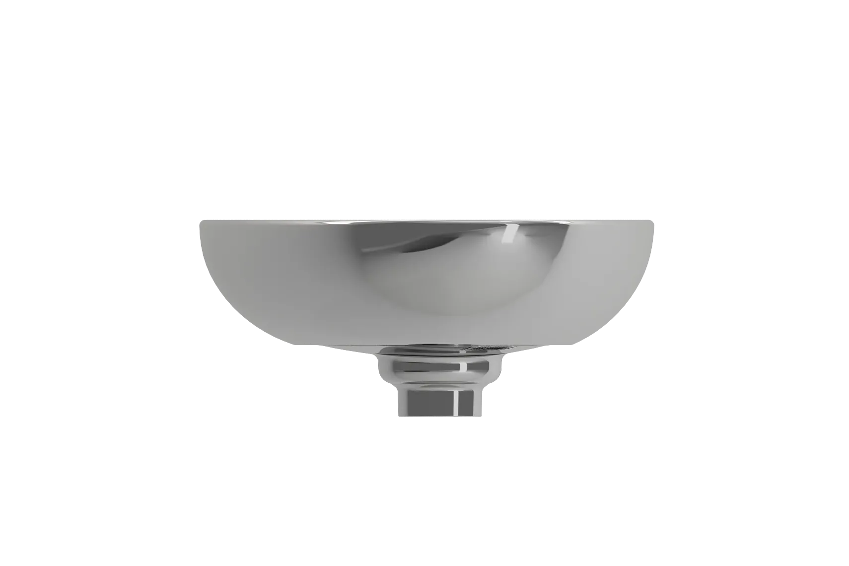 BOCCHI Etna 23" Palette Shaped Vessel Fireclay Bathroom Sink, Platinum, 1114-401-0125