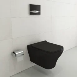 BOCCHI Firenze Soft-Close Toilet Seat in Matte Black, A0332-004