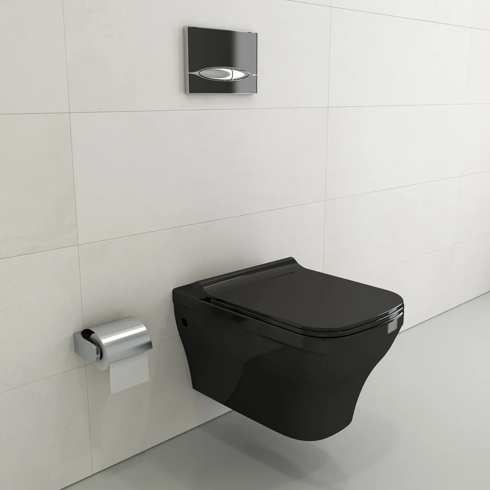 BOCCHI Firenze Soft-Close Toilet Seat in Black, A0332-005