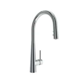 BOCCHI Lugano 1.75 GPM Brass Kitchen Faucet, Modern, Chrome, 2025 0001 CH