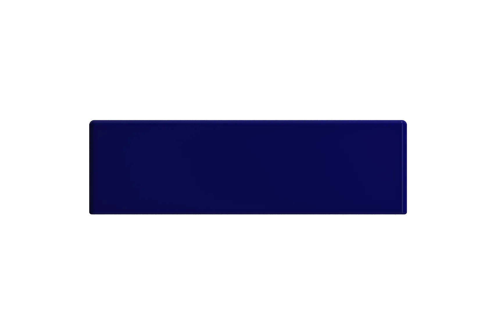 BOCCHI Milano Small 15" Rectangle Wallmount Fireclay Bathroom Sink, Sapphire Blue, Single Faucet Hole, 1419-010-0126