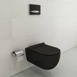 BOCCHI Milano Toilet Seat for 1632 model in Matte Black, A0337-004