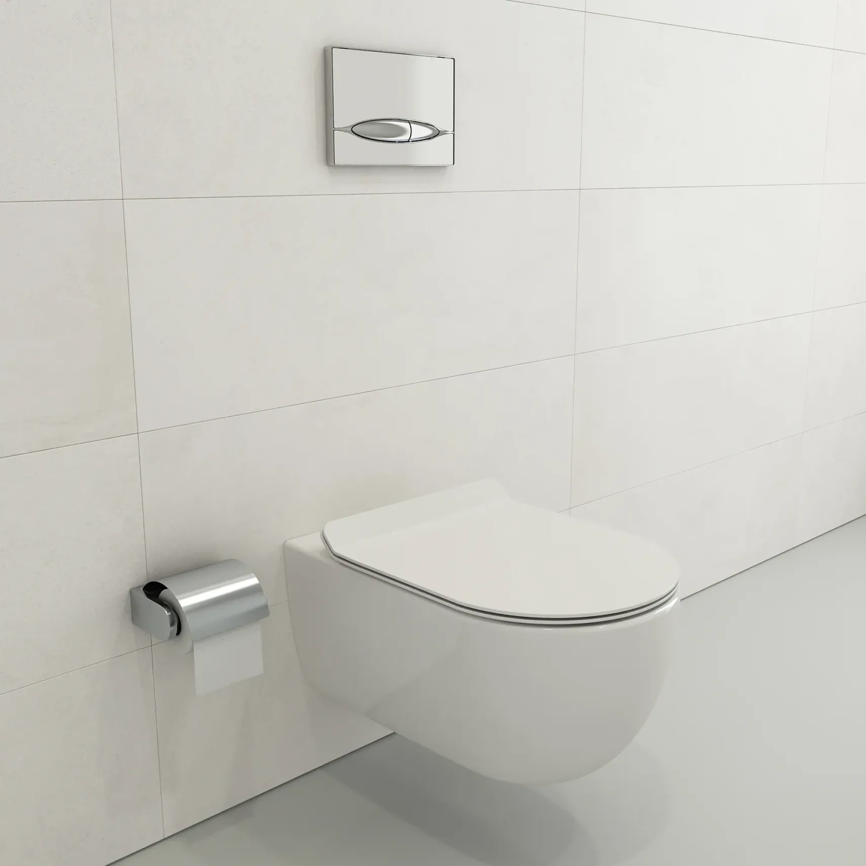 BOCCHI Milano Toilet Seat for 1632 model in White, A0337-001