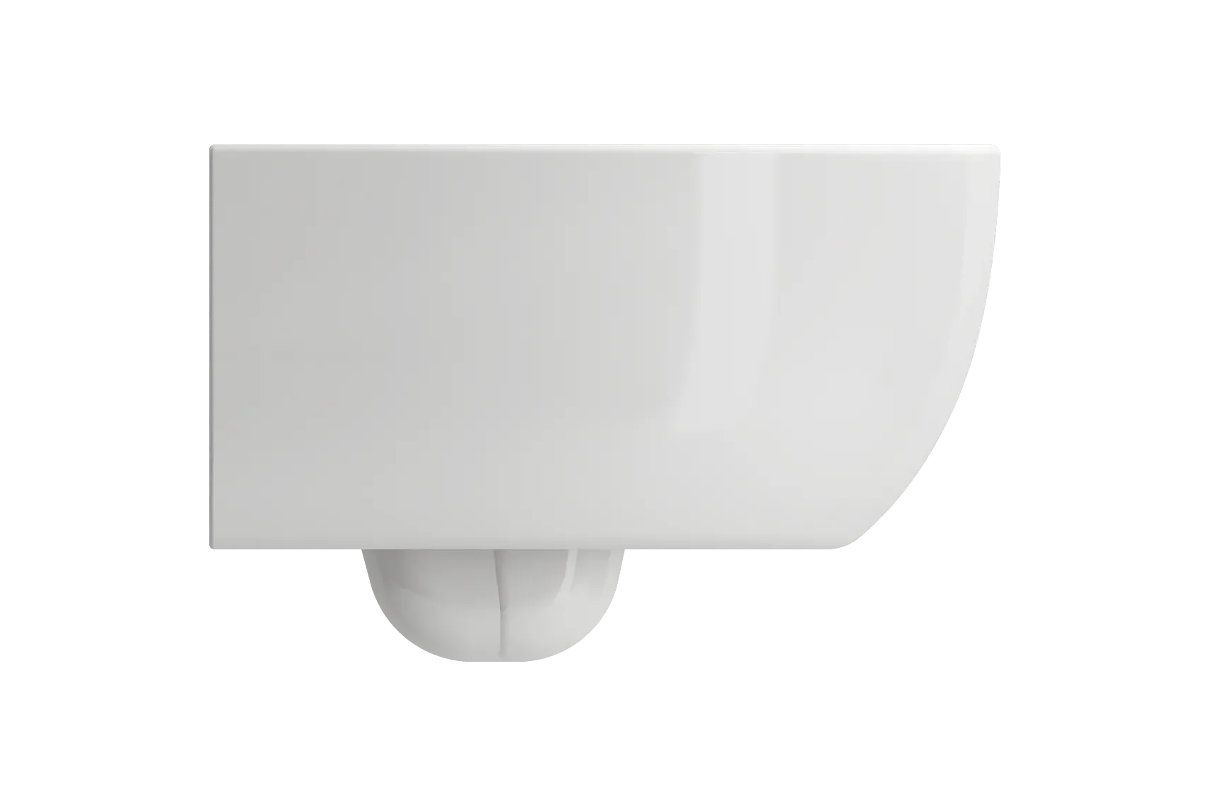 BOCCHI Milano Wall-hung Elongated Toilet Bowl White, 1632-001-0129
