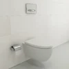BOCCHI Milano Wall-hung Elongated Toilet Bowl Matte White, 1632-002-0129